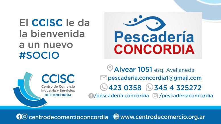El CCISC le da la bienvenida a Pescadería Concordia 