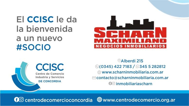 El CCISC le da la bienvenida a Scharn Negocios Inmobiliarios 
