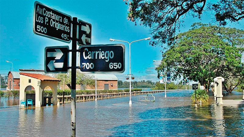 Por pedido de comerciantes inundados, el CCISC solicita información a Salto Grande