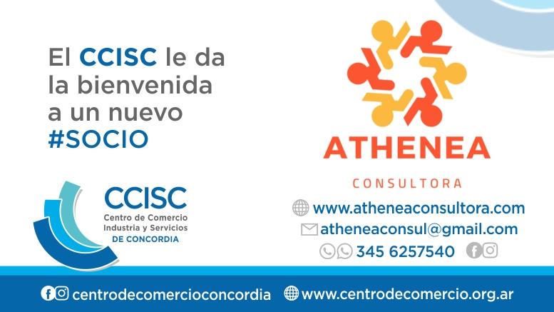 El CCISC le da la bienvenida a Athenea Consultora 