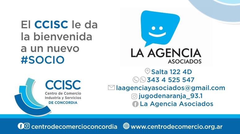 El CCISC le da la bienvenida a La Agencia Asociados