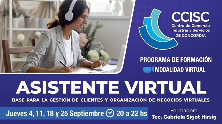 Asistente Virtual: nuevo programa de formación CCISC
