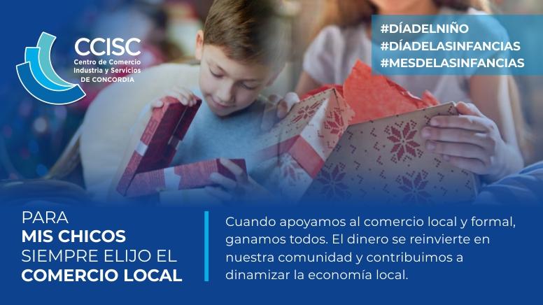 Día de las Infancias: el CCISC insiste en la idea del “compre local”