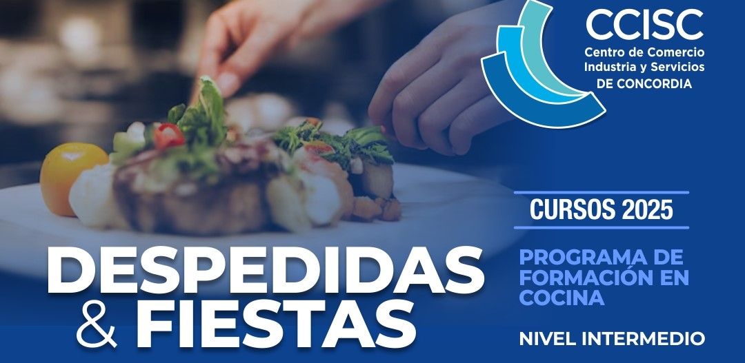 Despedidas y fiestas: capacitación gastronómica