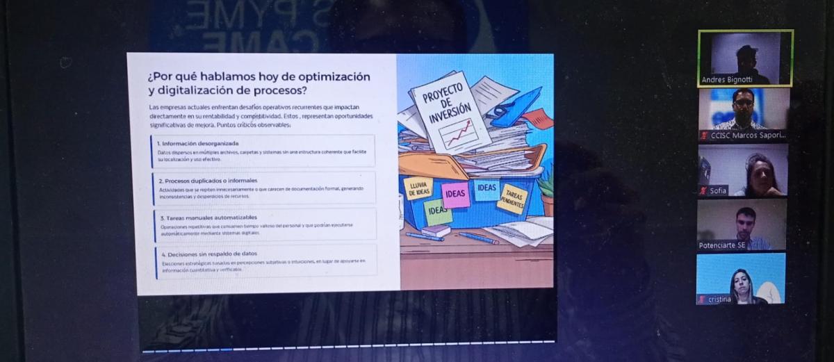 Finalizó la capacitación sobre optimización y digitalización de procesos 