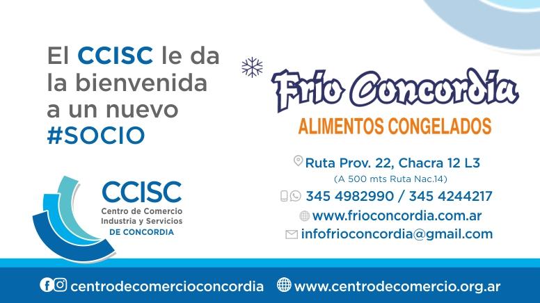 El CCISC le da la bienvenida a Frío Concordia 