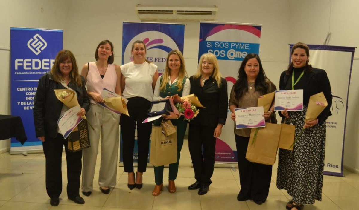 Destacada presencia concordiense en el Premio Mujer Empresaria 