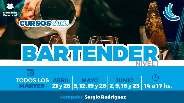 Nuevo curso de Coctelería en el CCISC: inicia el martes 21 de abril 