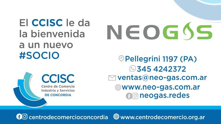 El CCISC le da la bienvenida a NeoGas 