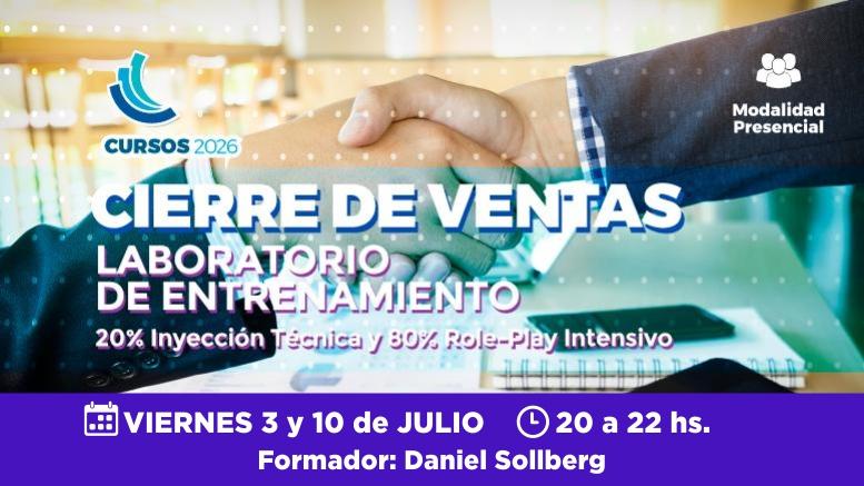 Nueva capacitación en Cierre de Ventas