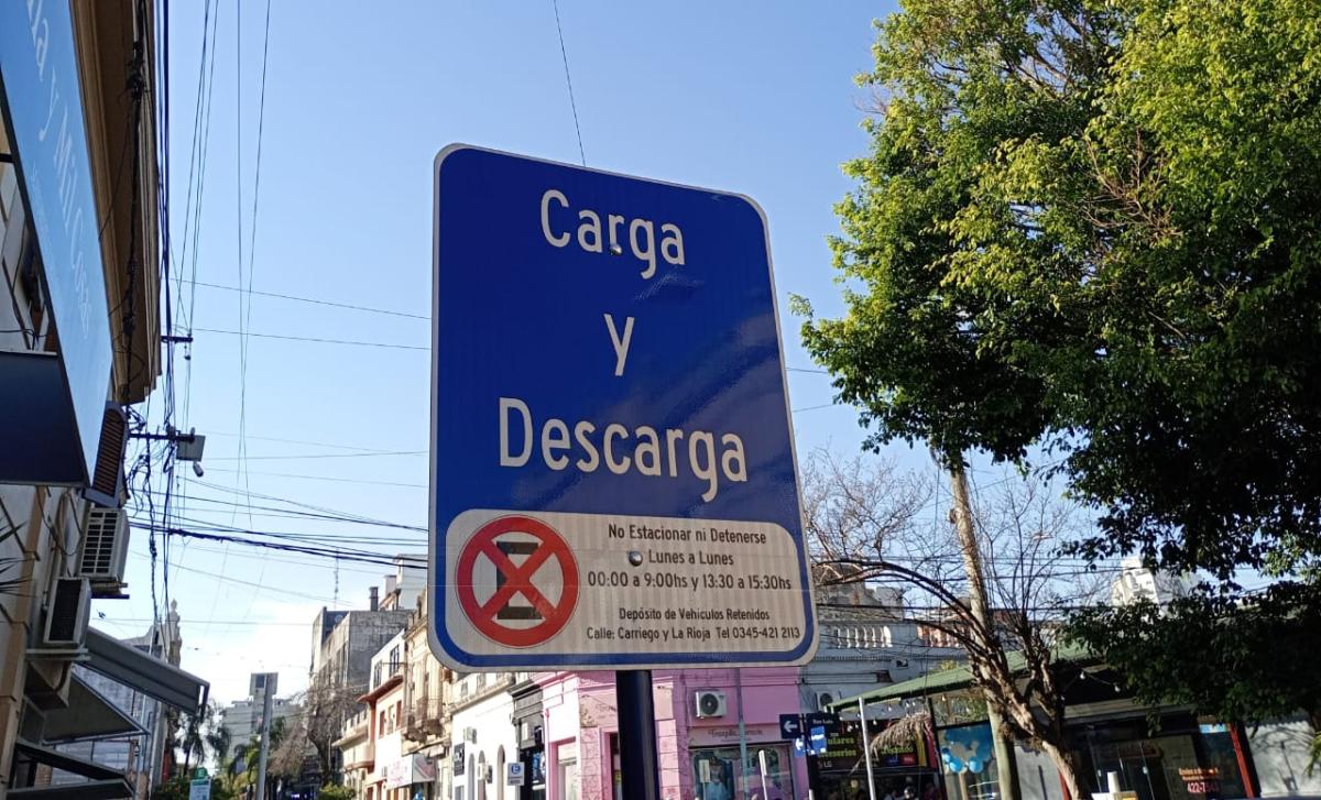  Reunión por espacios de carga y descarga en el radio céntrico 