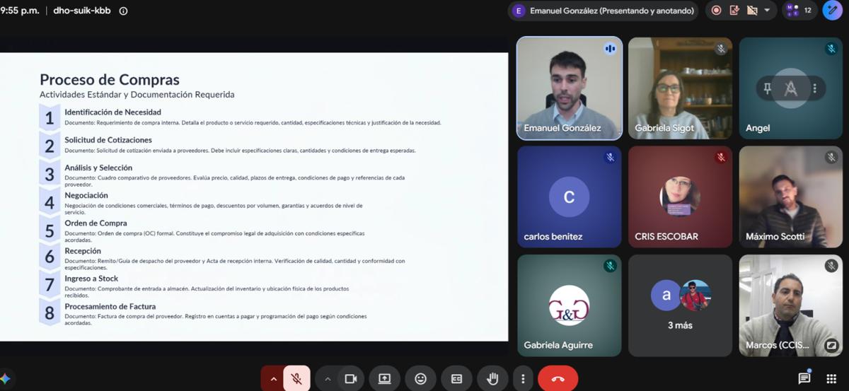 Se llevó a cabo la capacitación sobre optimización y digitalización de procesos
