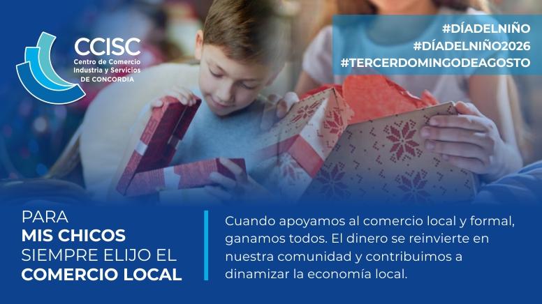 Día de Niño 2026: el CCISC refuerza la idea del “compre local"