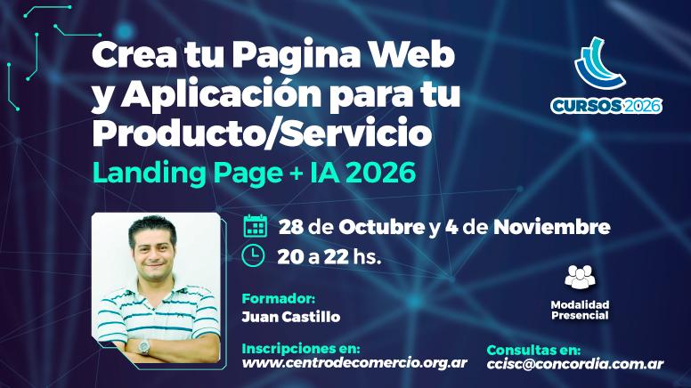 Creación de página web y aplicación para productos o servicios: nueva capacitación CCISC